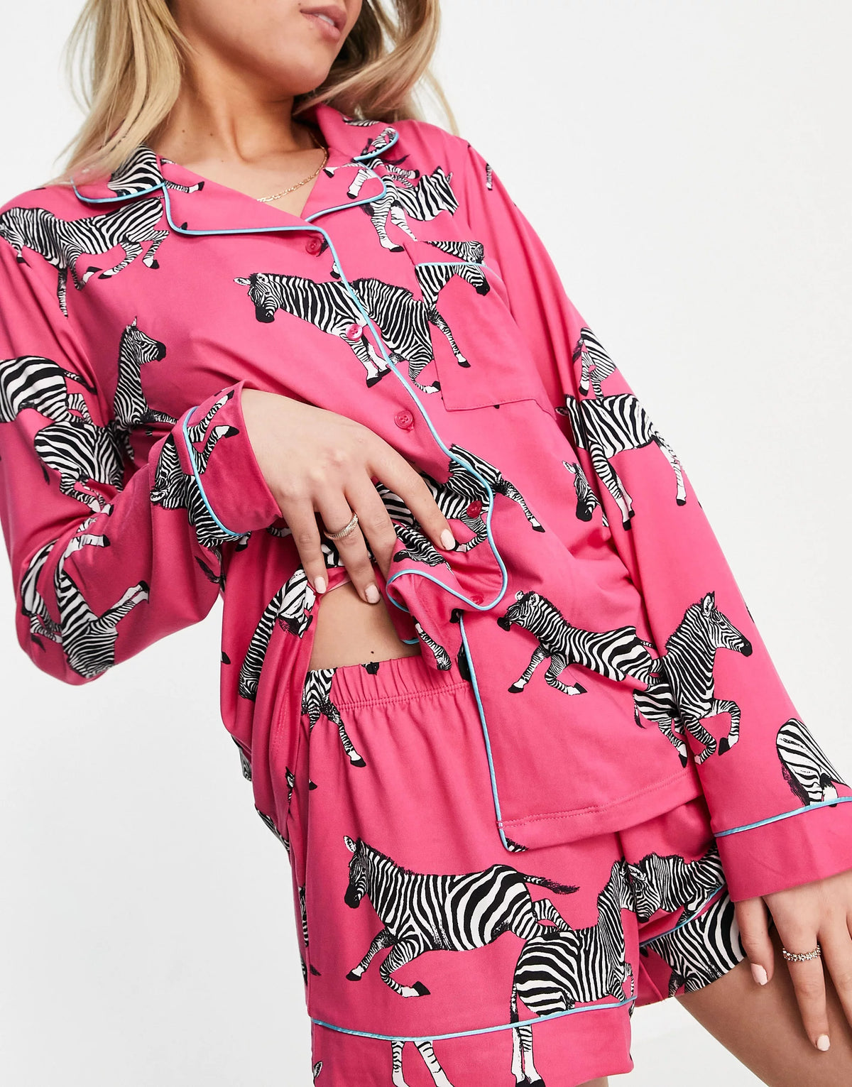 Pink Animal Printed Lounge Wear.