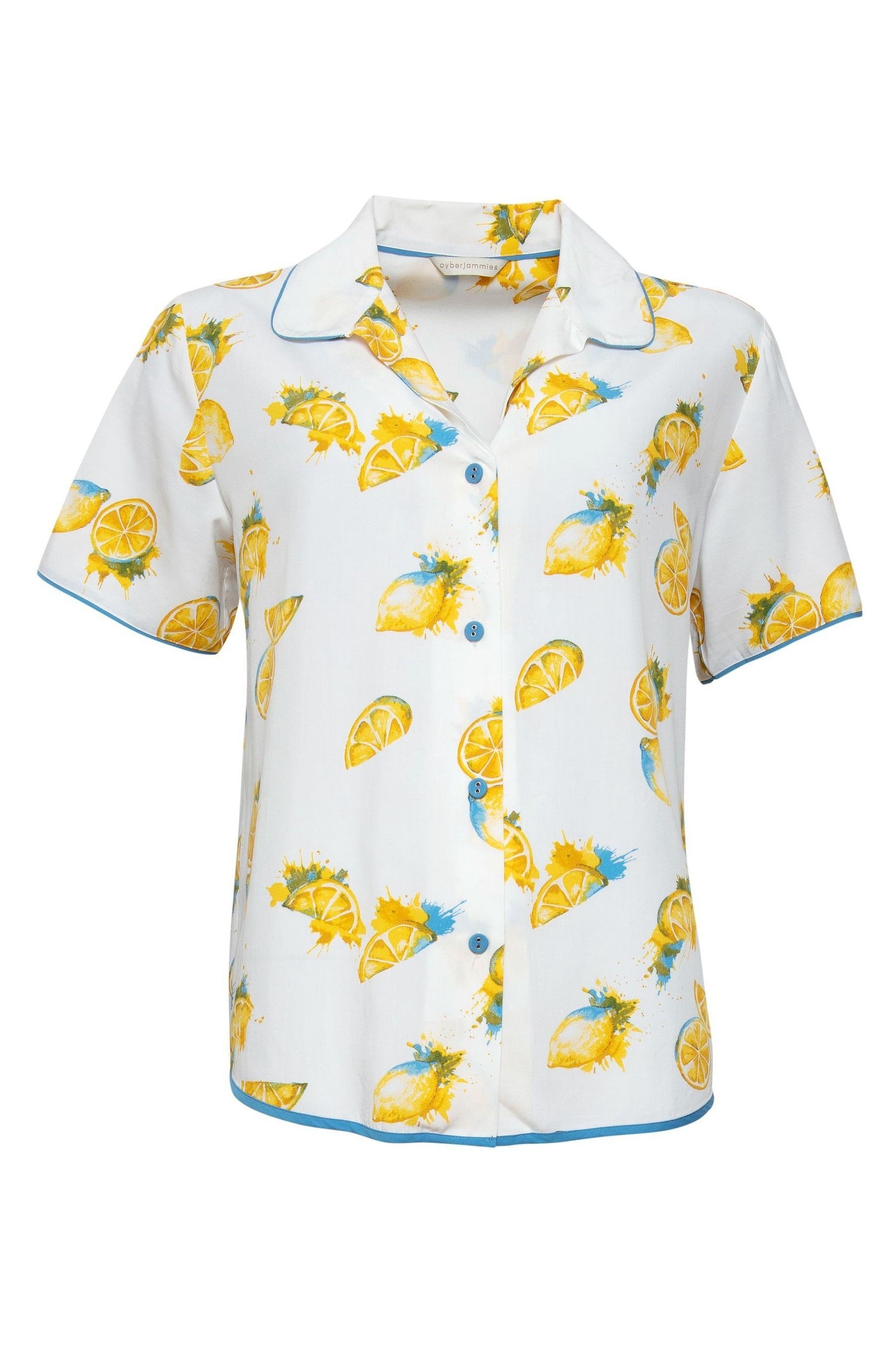 White Color Digital Abstract Printed loungewear/Nightsuit For Women With Pants.